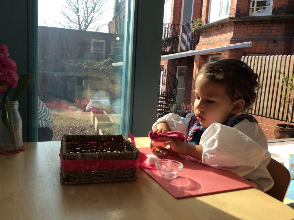 Students at Elmwood International School engaged in collaborative learning activities